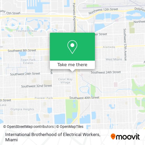 International Brotherhood of Electrical Workers map