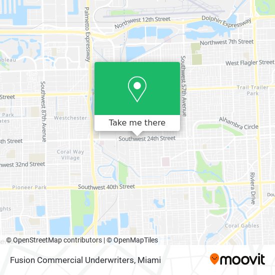 Fusion Commercial Underwriters map