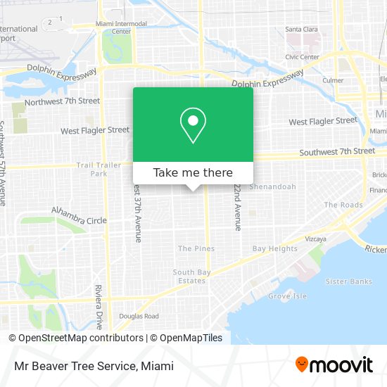 Mr Beaver Tree Service map