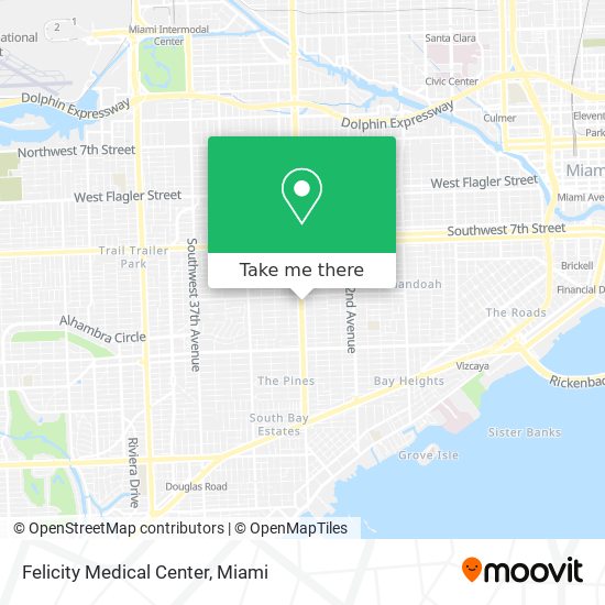 Mapa de Felicity Medical Center