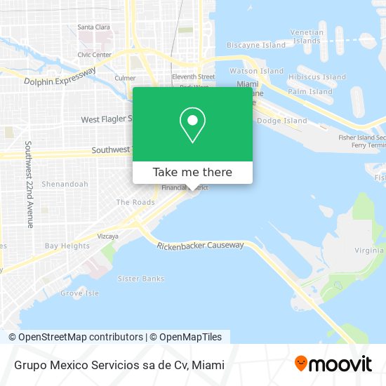 Grupo Mexico Servicios sa de Cv map