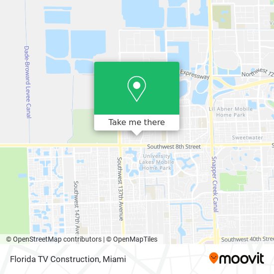 Mapa de Florida TV Construction