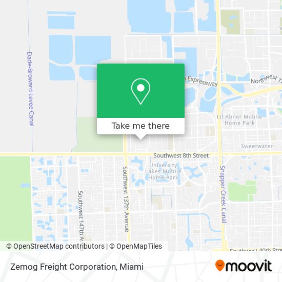 Mapa de Zemog Freight Corporation