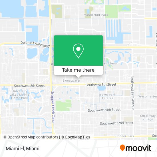 Mapa de Miami Fl