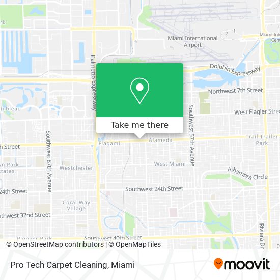 Pro Tech Carpet Cleaning map