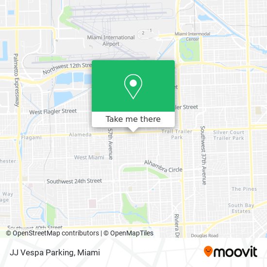 Mapa de JJ Vespa Parking