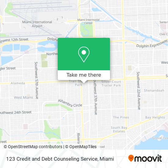 Mapa de 123 Credit and Debt Counseling Service