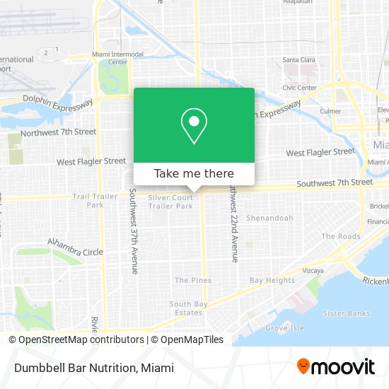 Mapa de Dumbbell Bar Nutrition