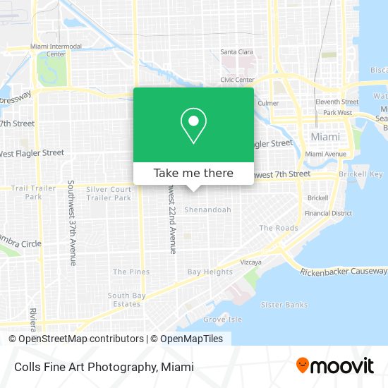 Colls Fine Art Photography map