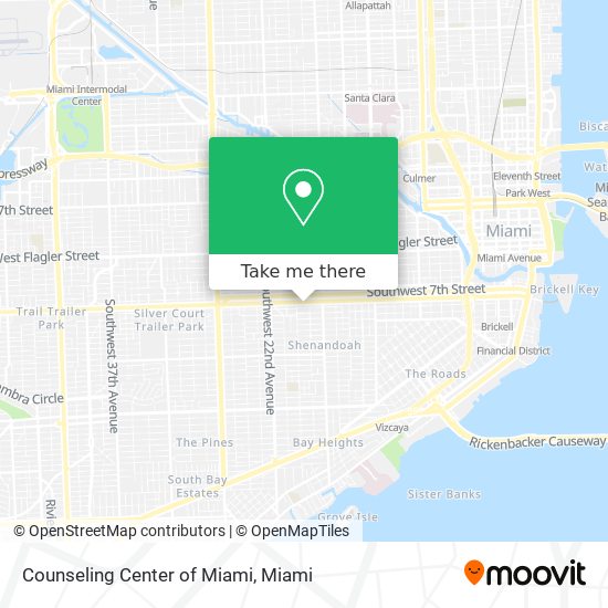Counseling Center of Miami map