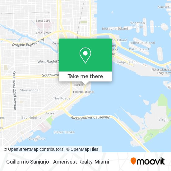 Guillermo Sanjurjo - Amerivest Realty map