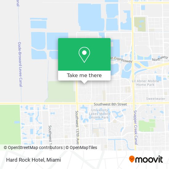 Hard Rock Hotel map