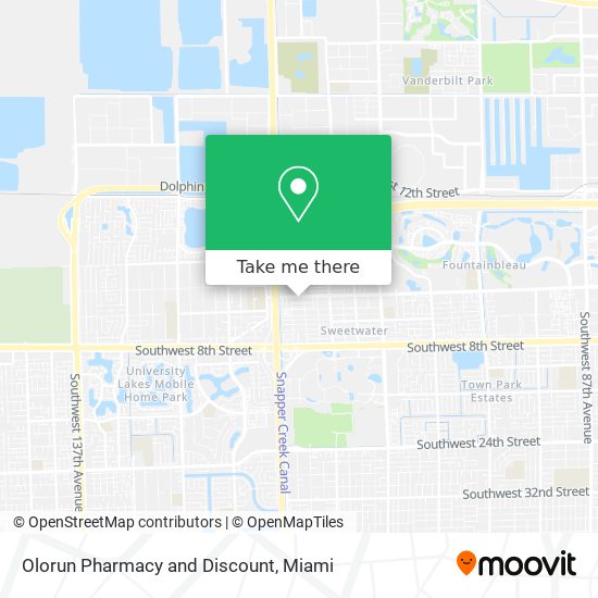 Olorun Pharmacy and Discount map