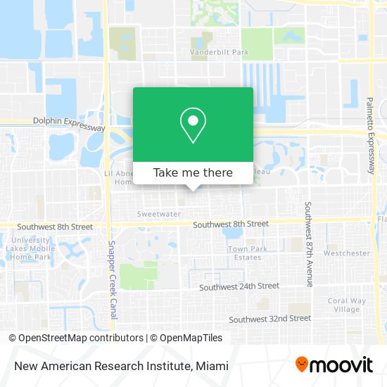 New American Research Institute map