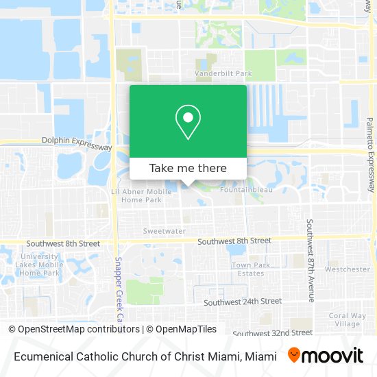 Ecumenical Catholic Church of Christ Miami map