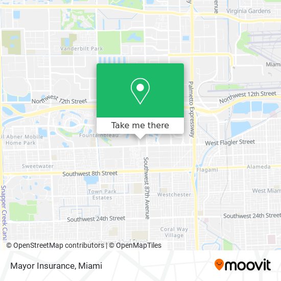 Mayor Insurance map