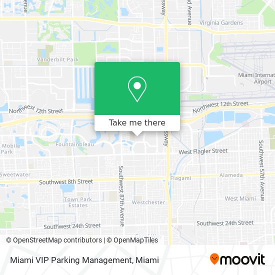 Miami VIP Parking Management map