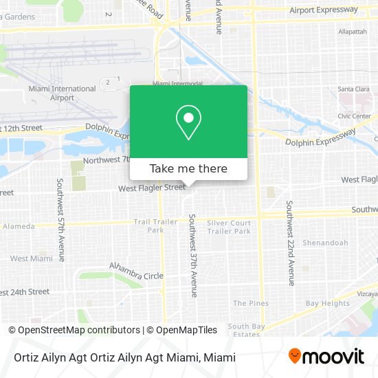 Ortiz Ailyn Agt Ortiz Ailyn Agt Miami map