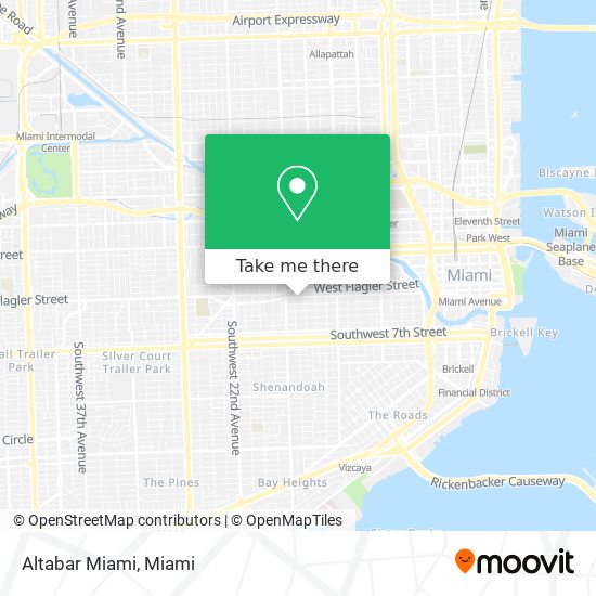 Altabar Miami map