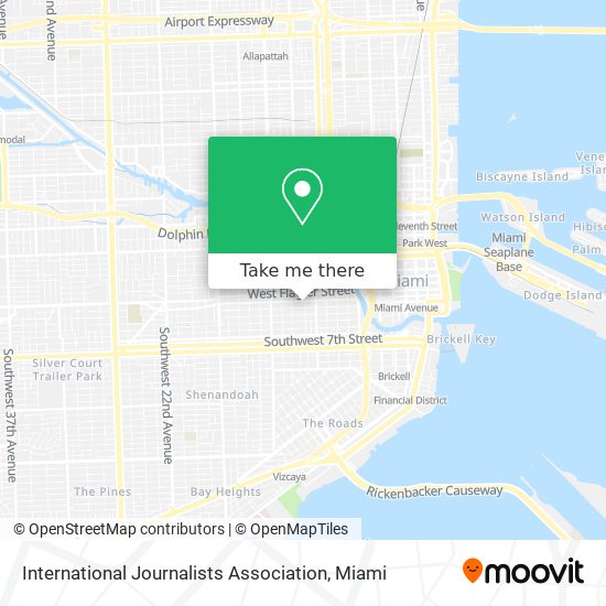 International Journalists Association map