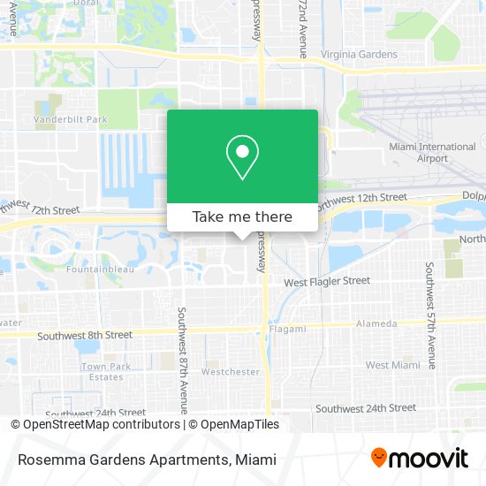 Rosemma Gardens Apartments map