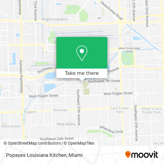 Mapa de Popeyes Louisiana Kitchen