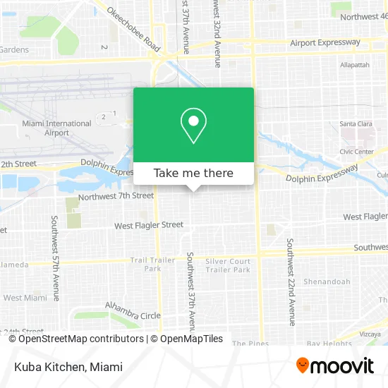 Kuba Kitchen map