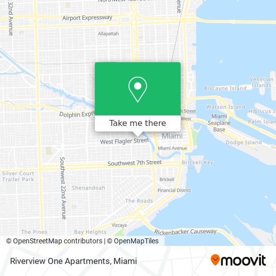 Mapa de Riverview One Apartments