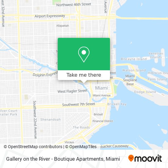 Mapa de Gallery on the River - Boutique Apartments