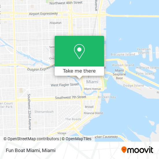 Mapa de Fun Boat Miami