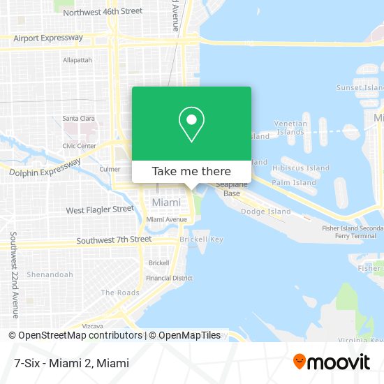 7-Six - Miami 2 map