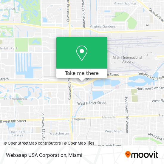 Mapa de Webasap USA Corporation