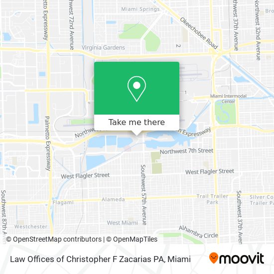 Mapa de Law Offices of Christopher F Zacarias PA
