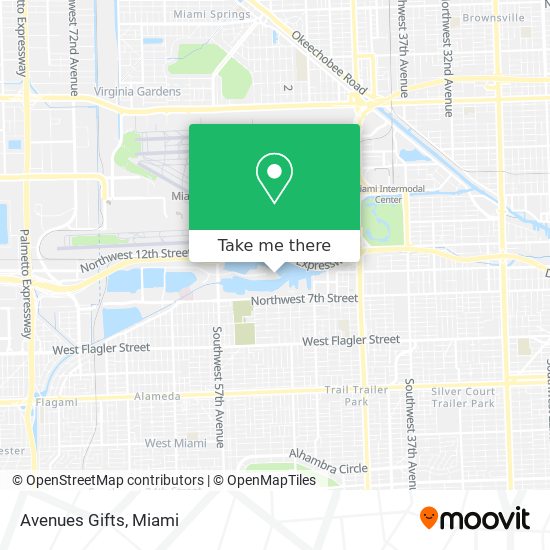 Avenues Gifts map