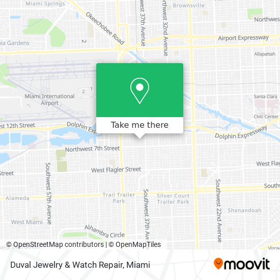 Duval Jewelry & Watch Repair map