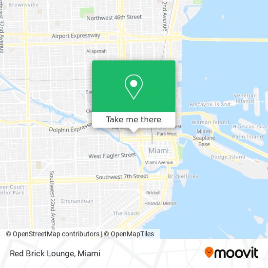 Red Brick Lounge map