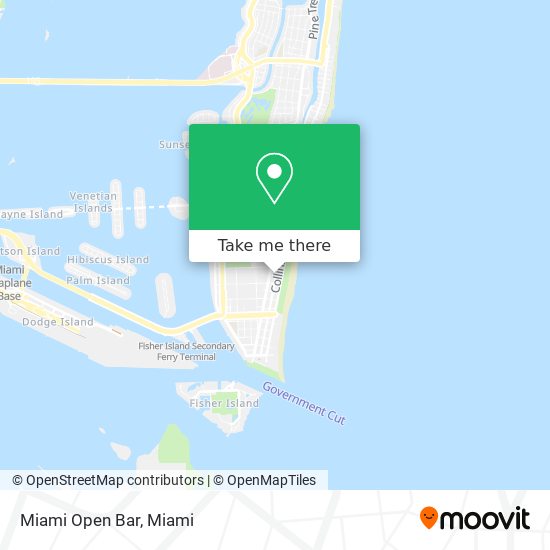 Mapa de Miami Open Bar