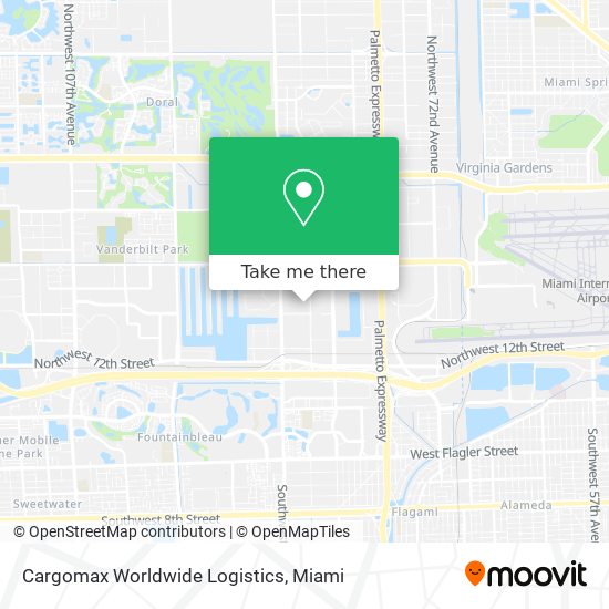Mapa de Cargomax Worldwide Logistics