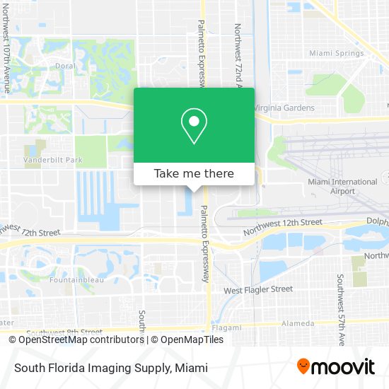 Mapa de South Florida Imaging Supply