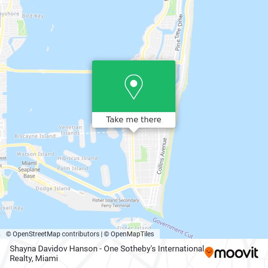 Shayna Davidov Hanson - One Sotheby's International Realty map