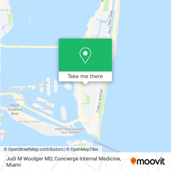 Judi M Woolger MD, Concierge Internal Medicine map