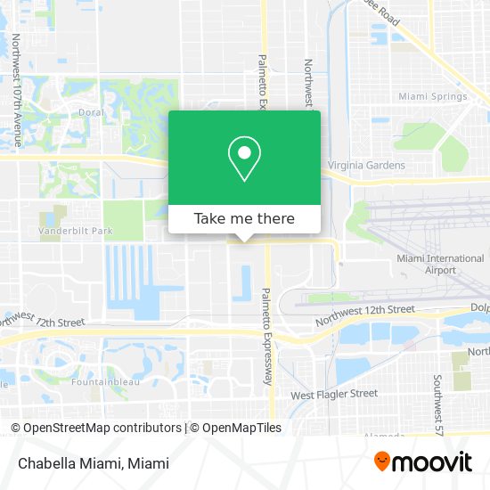 Mapa de Chabella Miami