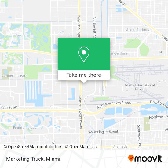 Marketing Truck map