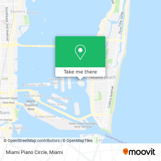 Miami Piano Circle map
