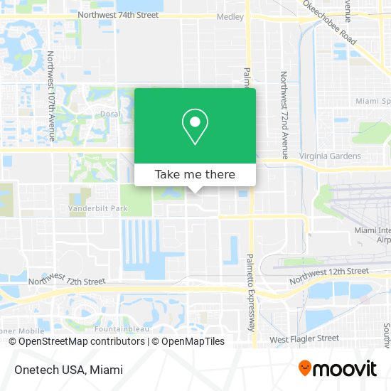 Onetech USA map