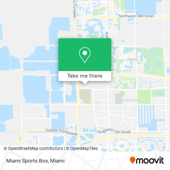 Mapa de Miami Sports Box