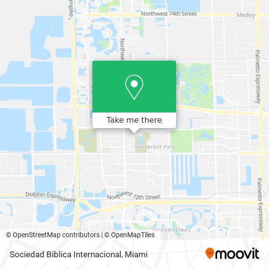 Mapa de Sociedad Biblica Internacional
