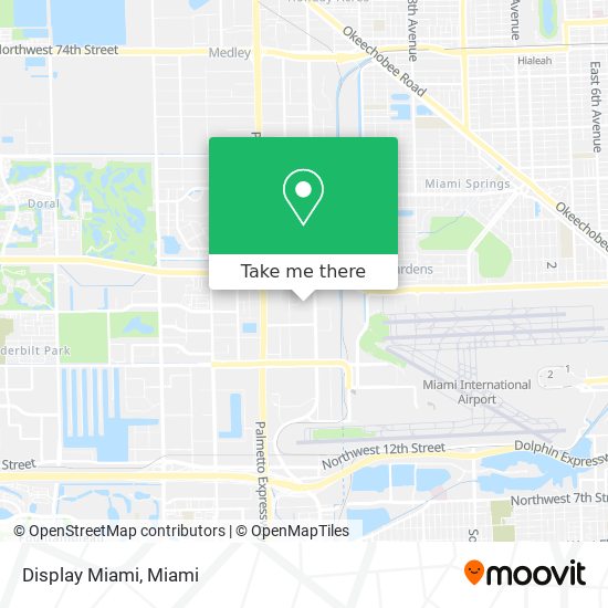 Display Miami map