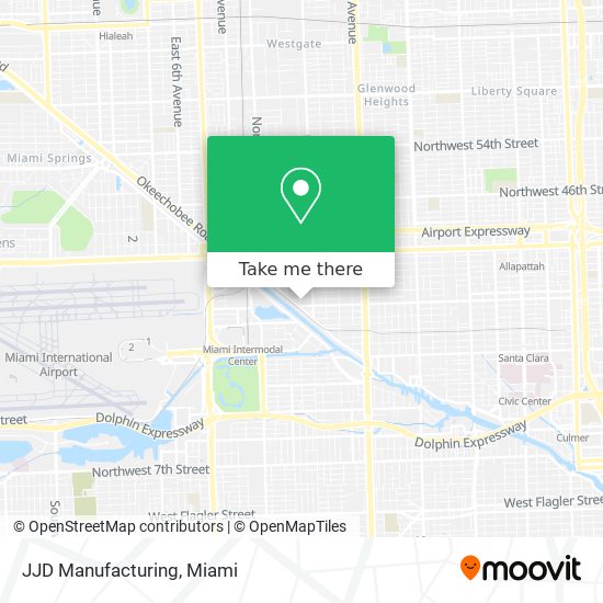 JJD Manufacturing map