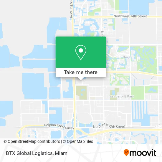 BTX Global Logistics map